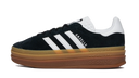 Adidas Gazelle Bold Black White Gum