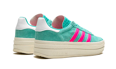 Adidas Gazelle Bold Flash Aqua Lucid Pink Next Step
