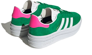 Adidas Gazelle Bold Green Lucid Pink Next Step