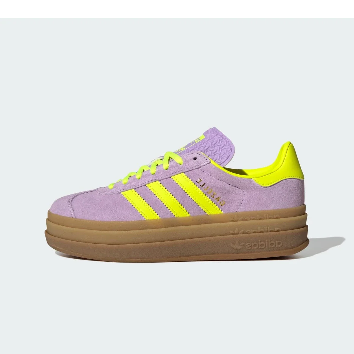 Adidas Gazelle Bold Powder Plum Solar Yellow (Women's)
