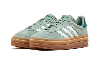 Adidas Gazelle Bold Silver Green Next Step