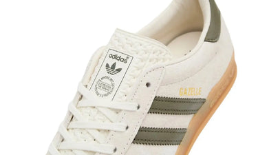 Adidas Gazelle Indoor Cloud White Olive Strata