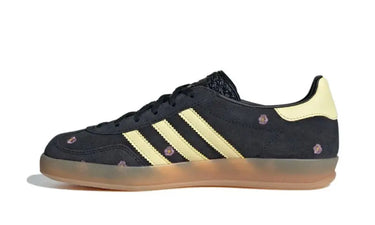 Adidas Gazelle Indoor Core Black Almost Yellow Floral Next Step