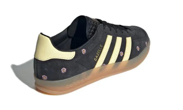 Adidas Gazelle Indoor Core Black Almost Yellow Floral Next Step