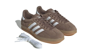 Adidas Gazelle Indoor Earth Strata White Gold Metallic
