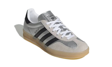Adidas Gazelle Indoor Grey One Core Black Silver Metallic Next Step