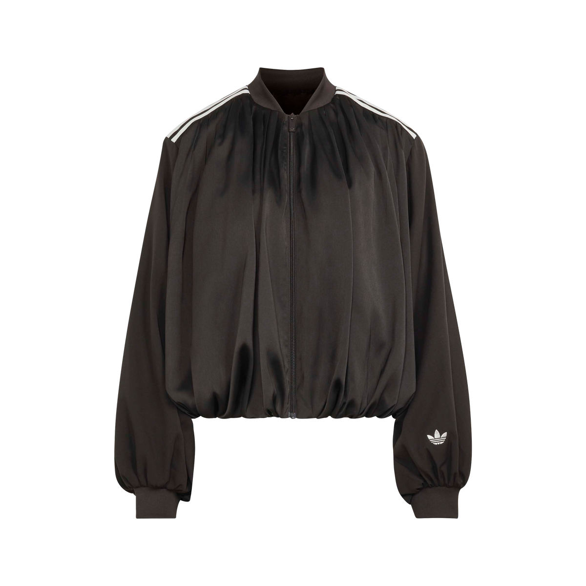 Adidas Pleated Track Top Night Brown