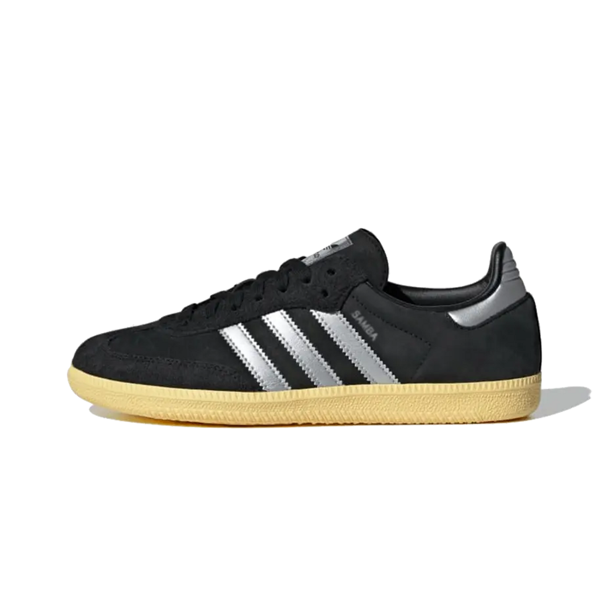 Adidas Samba OG Core Black Matte Silver (Women's)