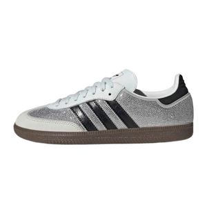 Adidas Samba OG Rhinestone Crystal White Silver