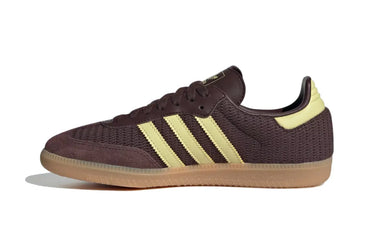 Adidas Samba OG Shadow Brown Powder Yellow Next Step