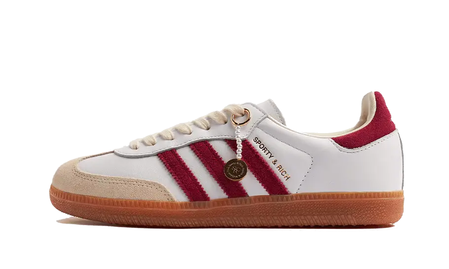 Adidas Samba OG Sporty & Rich White Core Burgundy Next Step