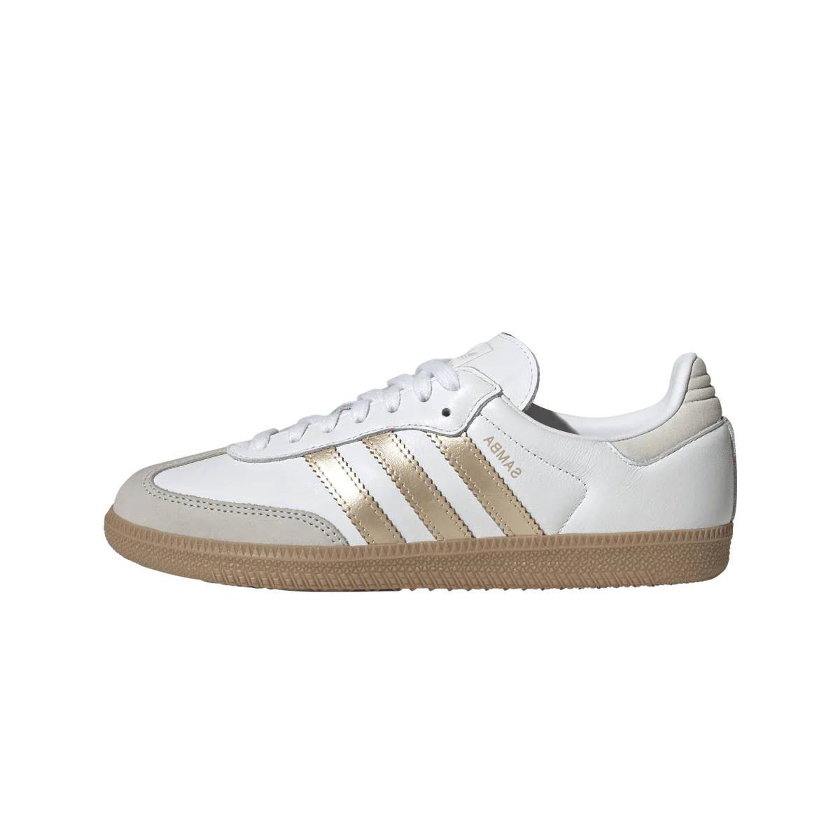 Adidas Samba OG White Wonder Gold Metallic (Women's)