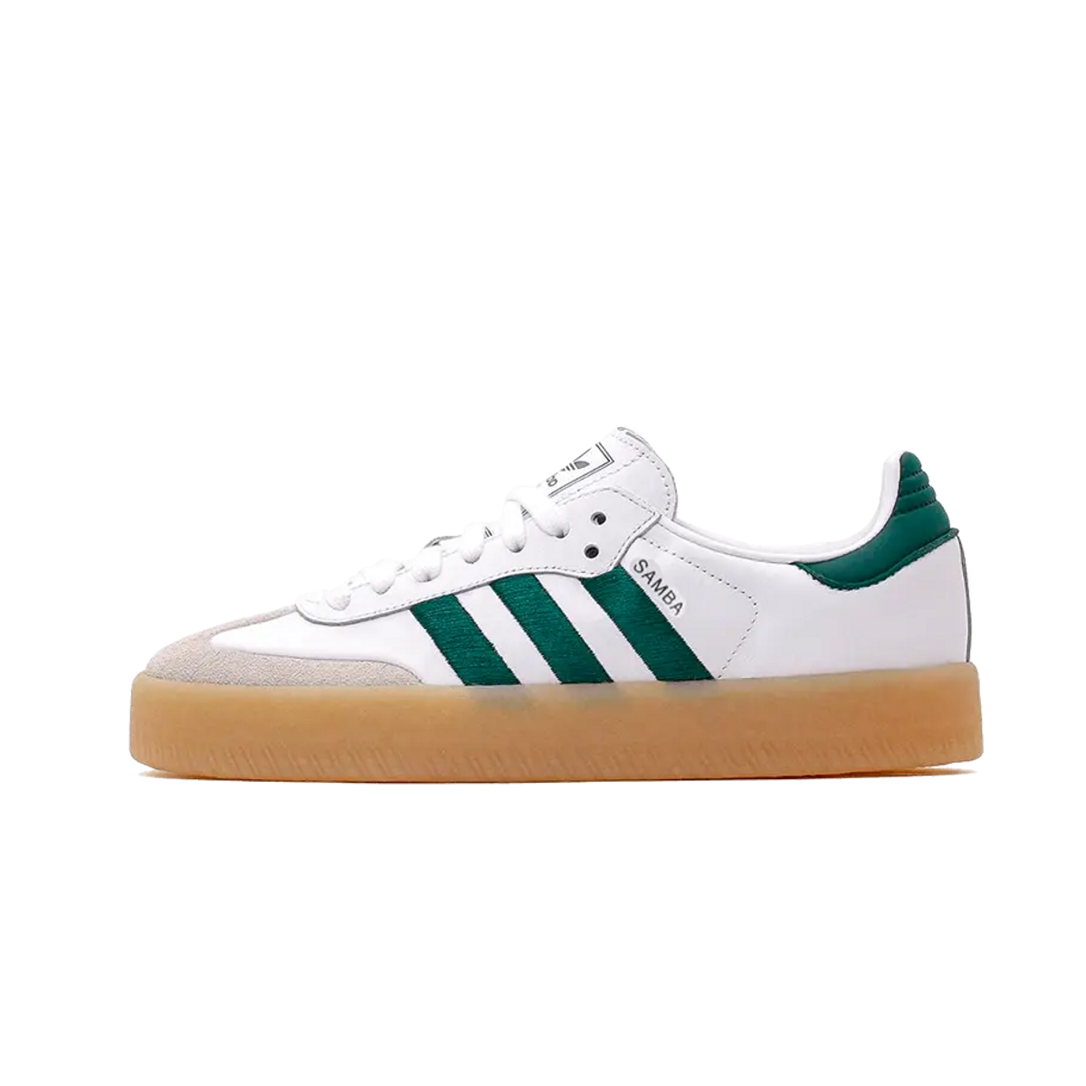 Adidas Samba White Collegiate Green Gum (Women's)