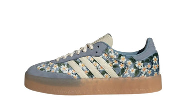 Adidas Sambae Liberty London Floral Embroidery Blue Cream White (W) Next Step