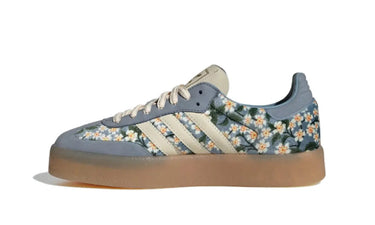 Adidas Sambae Liberty London Floral Embroidery Blue Cream White (W) Next Step