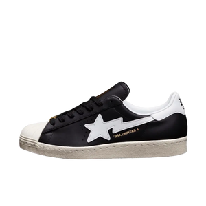 Adidas Superstar 80s Bape Black White Gold (2022)