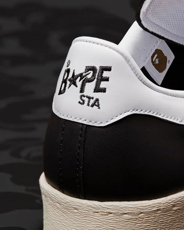 Adidas Superstar 80s Bape Black White Gold (2022) Next Step
