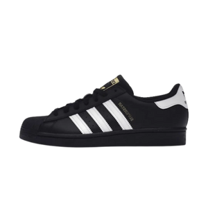 Adidas Superstar Core Black Cloud White Gold