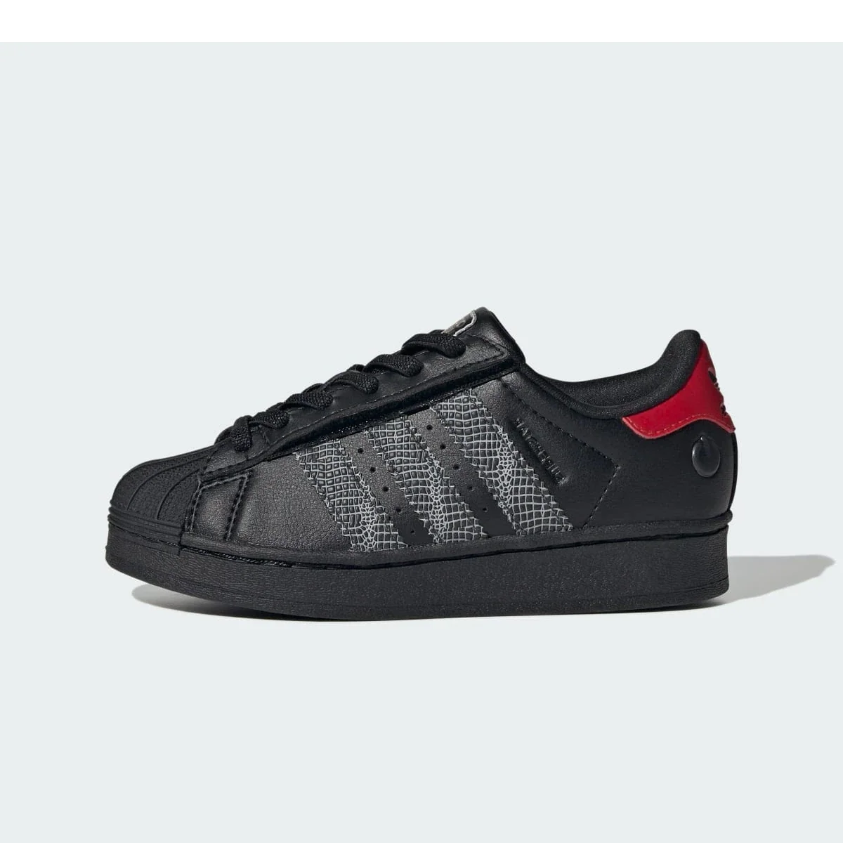 Adidas Superstar LED Lights Comfort Closure Core Black Red (PS)