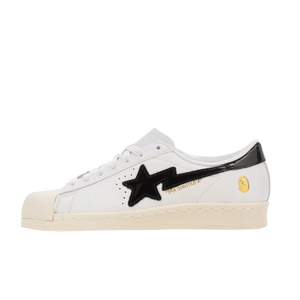 Adidas Superstar Vintage Bape White Black