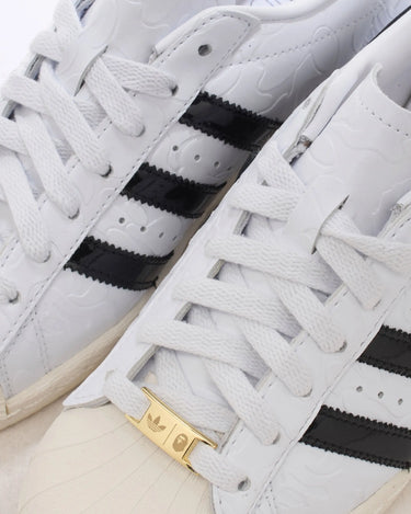 Adidas Superstar Vintage Bape White Black Next Step