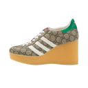 Adidas x Gucci Gazelle Wedge Beige GG Monogram