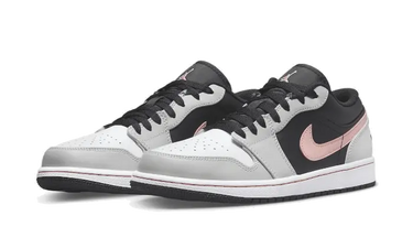 Air Jordan 1 Low Black Grey Pink Next Step
