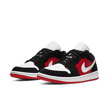 Air Jordan 1 Low Black White Gym Red