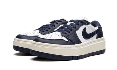 Air Jordan 1 Low Elevate White Midnight Navy Sail Next Step