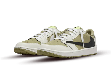 Air Jordan 1 Low Golf x Travis Scott Neutral Olive Next Step