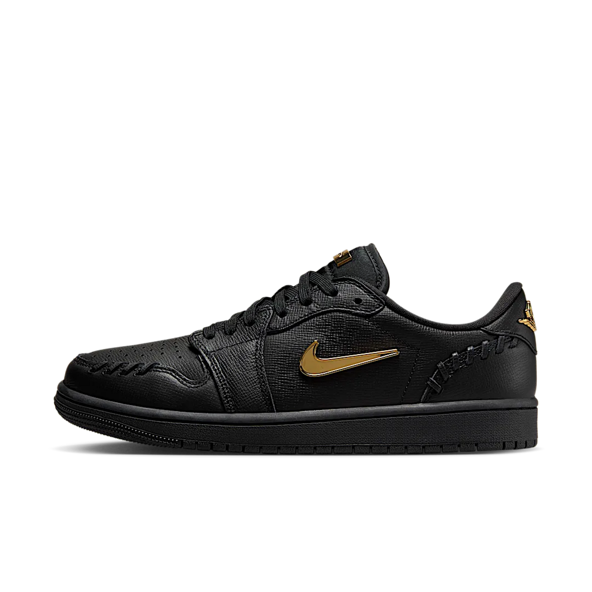 Air Jordan 1 Low Method of Make Black Metallic Gold (Women's)