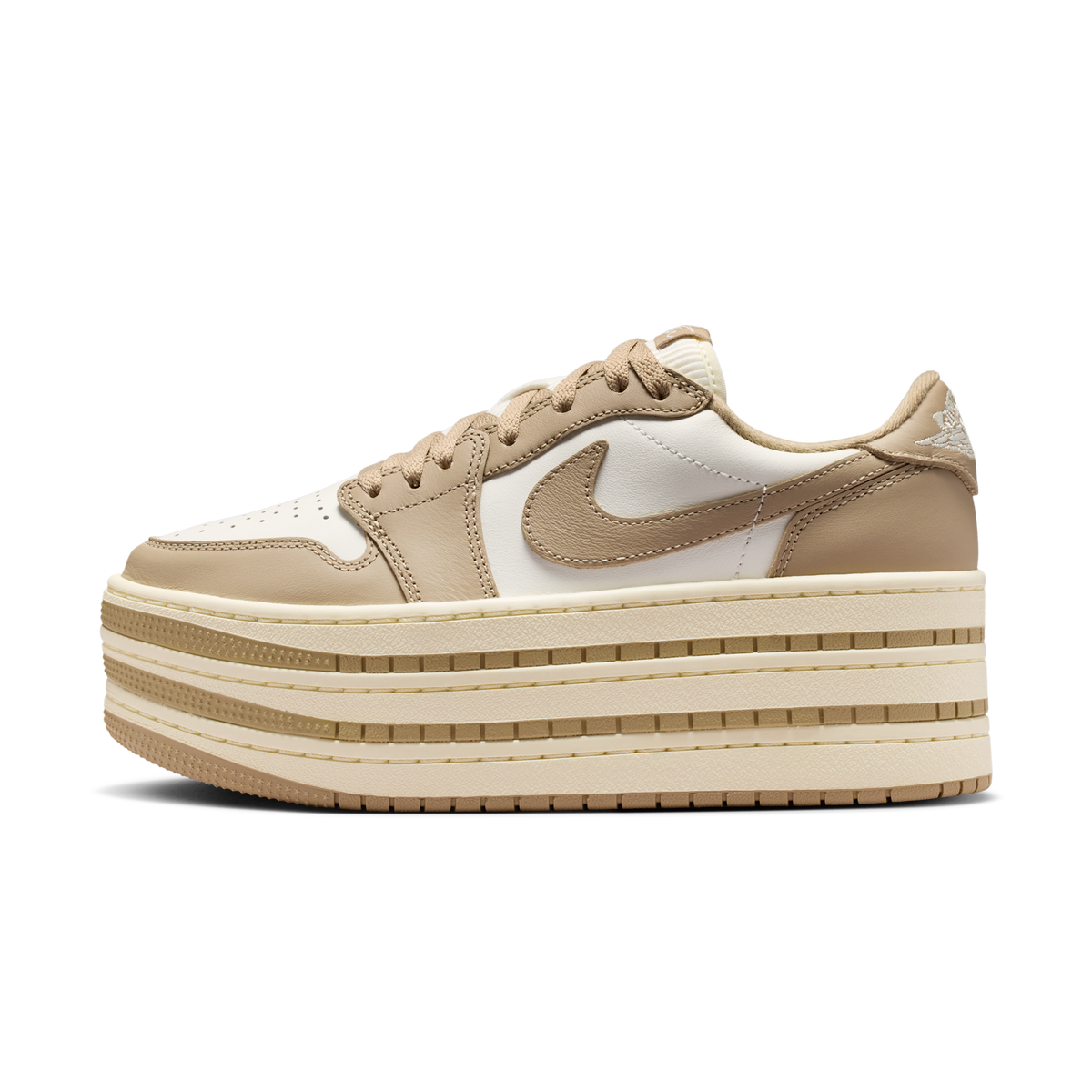 Air Jordan 1 Low Triple Stack Khaki Sail (Women's)