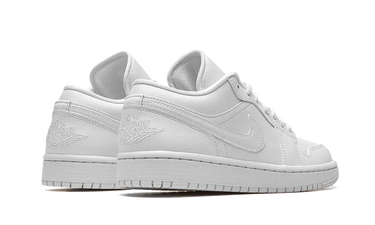 Air Jordan 1 Low Triple White Patent Swoosh (2022) Next Step