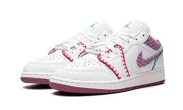 Air Jordan 1 Low White Light Bordeaux Next Step