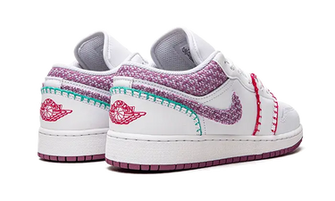 Air Jordan 1 Low White Light Bordeaux Next Step