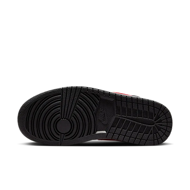 Air Jordan 1 Mid Black College Grey Gym Red