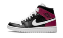 Air Jordan 1 Mid Black Noble Red