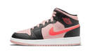 Air Jordan 1 Mid Black Pink Crimson