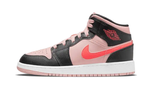 Air Jordan 1 Mid Black Pink Crimson