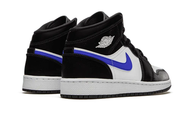 Air Jordan 1 Mid Black Racer Blue