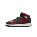 Air Jordan 1 Mid Black Summit White Varsity Red