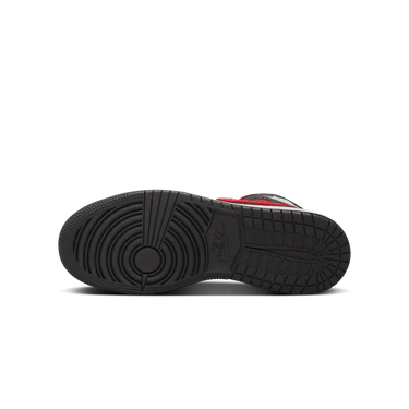 Air Jordan 1 Mid Black Summit White Varsity Red