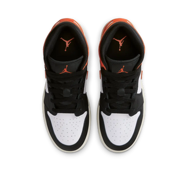 Air Jordan 1 Mid Black Toe Starfish