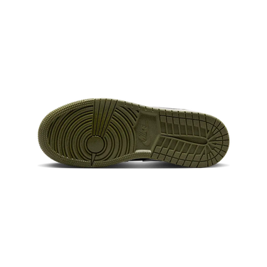 Air Jordan 1 Mid Black White Olive