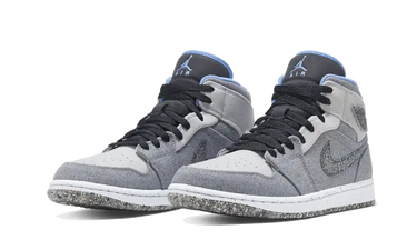 Air Jordan 1 Mid Crater Grey University Blue Next Step