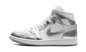 Air Jordan 1 Mid Crinkled Chrome