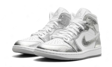 Air Jordan 1 Mid Crinkled Chrome Next Step