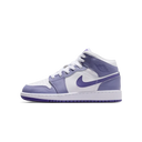 Air Jordan 1 Mid Dusty Amethyst White Court Purple