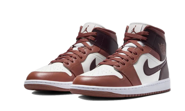 Air Jordan 1 Mid Dusty Peach Night Maroon (W) Next Step