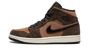 Air Jordan 1 Mid Earthy Brown